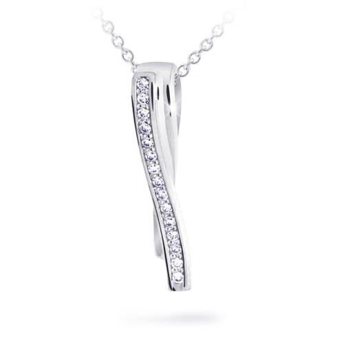 Zlatý přívěsek z bílého zlata Z6301B