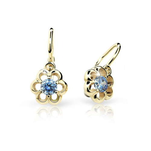 Dětské náušnice Cutie C1947Z Arctic blue