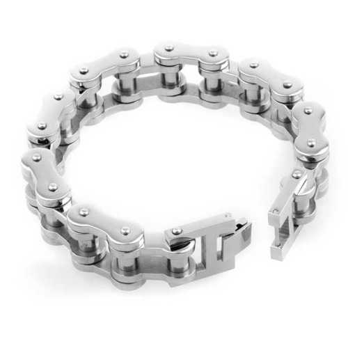 Ocelový náramek pro motorkáře řetěz WJHB12-22
