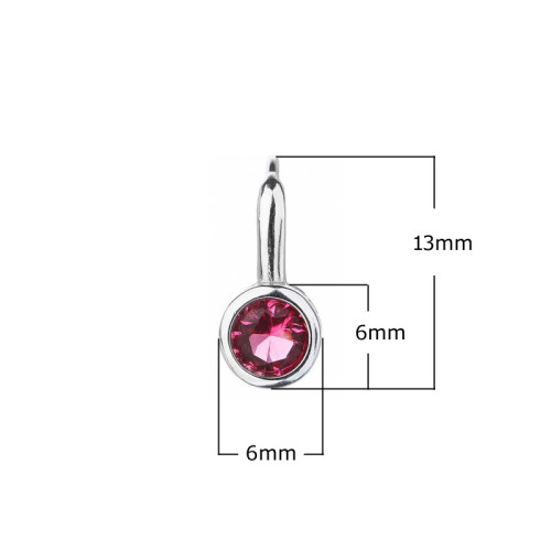 Stříbrné náušnice s kamínky 312346001