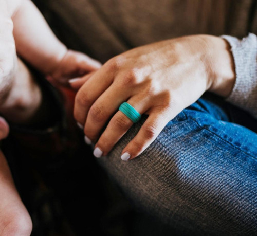 Pánské silikonové prsteny v sadě JCFSH850