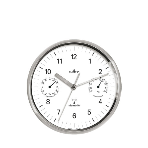 Hodiny na stěnu řízené rádiovým signálem Dugena 4277392