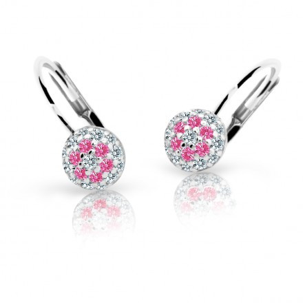 Dívčí náušnice Cutie C2150Z-kl-Pink