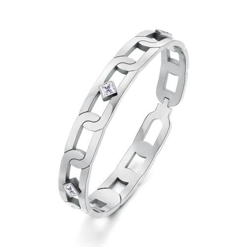 Ocelový náramek s kamínky Brosway With You BWY19