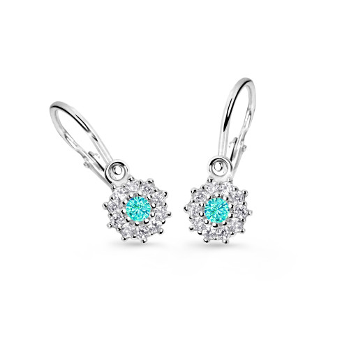 Náušničky pro miminka Cutie Jewellery C2749B-Mint Green