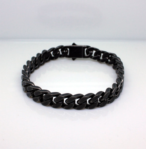 Ocelový náramek v pistolové šedi WJHN246B