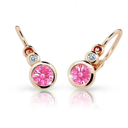 Náušnice pro miminka Cutie C1984R-Pink