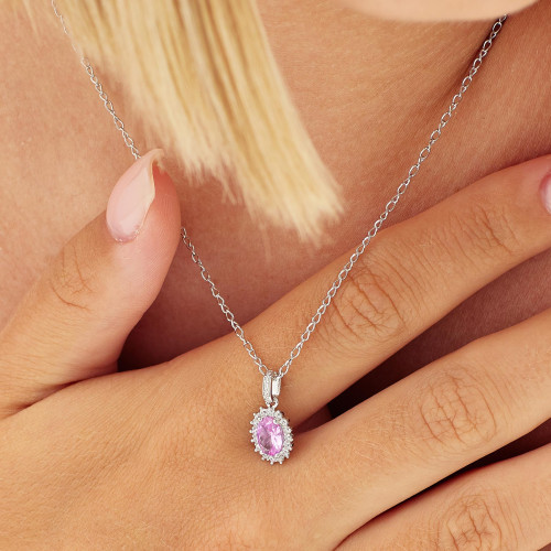 Přívěsek na krk Brosway Fancy Vibrant Pink FVP13
