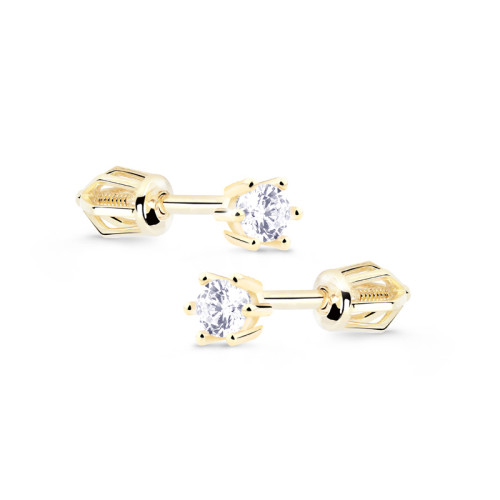 Zlaté diamantové náušnice DZ8012-30-00-X-1
