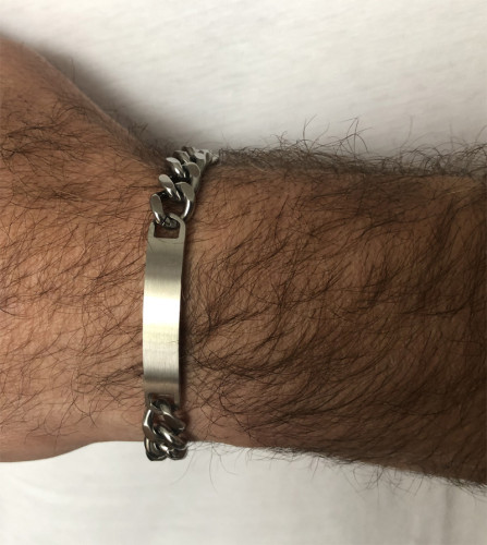 Náramek z chirurgické oceli pro muže WJHB156