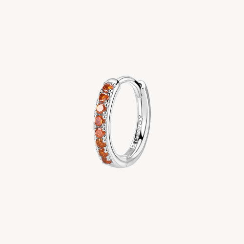 Stříbrná náušnice se zirkony Brosway Fancy Orange FVO16