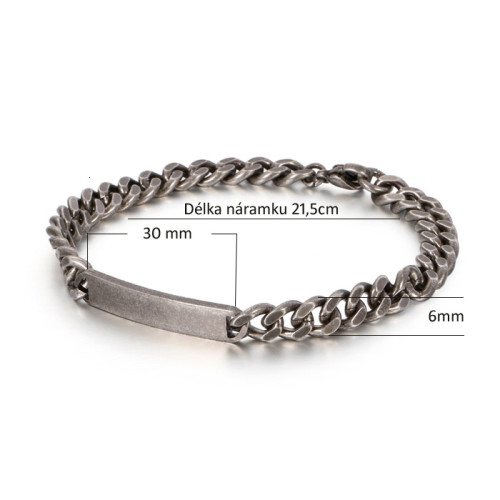 Náramek na ruku s destičkou WJHB414