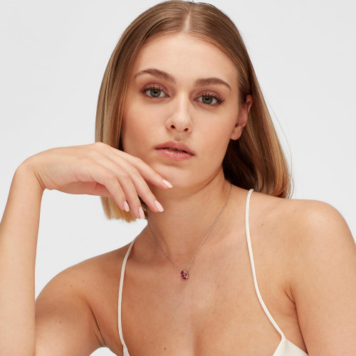 Korálek se zirkony Brosway Fancy Passion Ruby FPR01