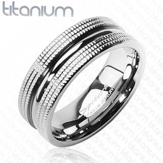Snubní prsteny titan Spikes 3601
