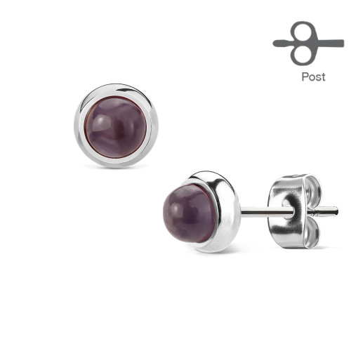 Ocelové pecky 1004-amethyst