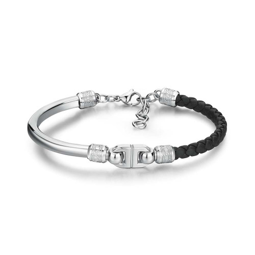 Moderní pánský náramek Brosway Knocker BKC19