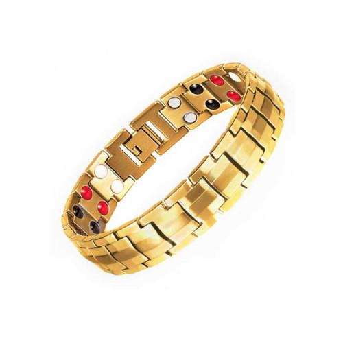 Pánský náramek s magnety WJHB717-GD