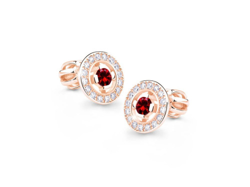 Náušnice pecky z růžového zlata Z6413-1988RRD