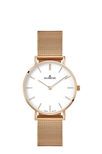 Dámské ocelové hodinky Dugena Linée zlaté 4460838
