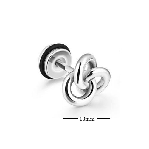 Moderní ocelové náušnice na šroubek WJHE344