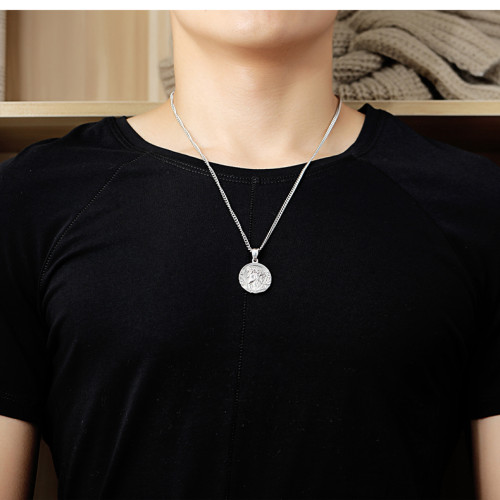 Ocelový medailon pána Ježíše JCFGX1402