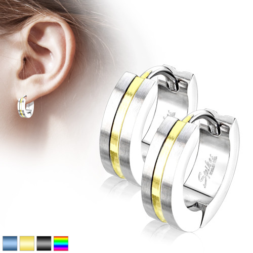 Náušnice kroužky chirurgická ocel 3517