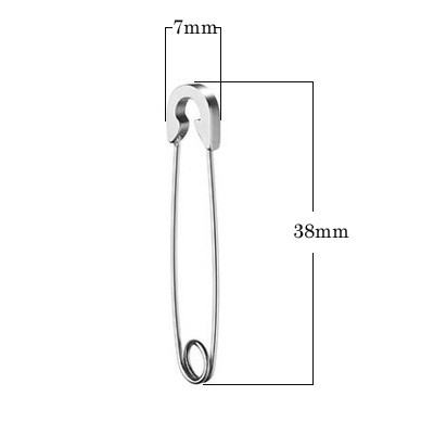 Ocelové náušnice spínací špendlík WJHE63