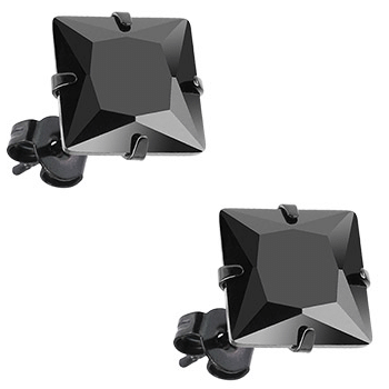 Ocelové náušnice pecky SESQK