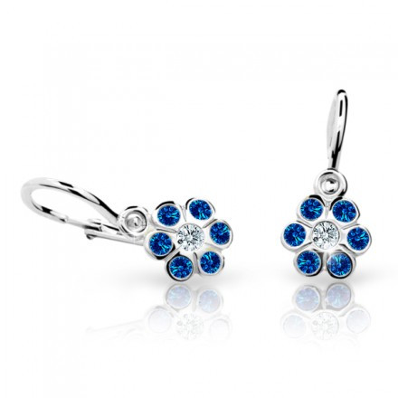 Náušnice pro miminka Cutie C1737B-Blue Dark