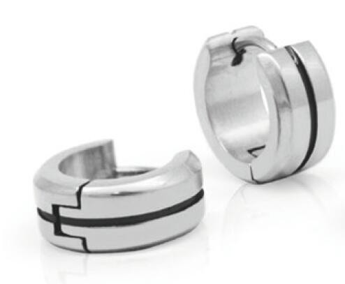 Náušnice kroužky z chirurgické oceli INori INER96A