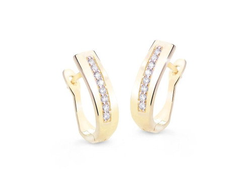 Zlaté visací náušnice Z8018Z