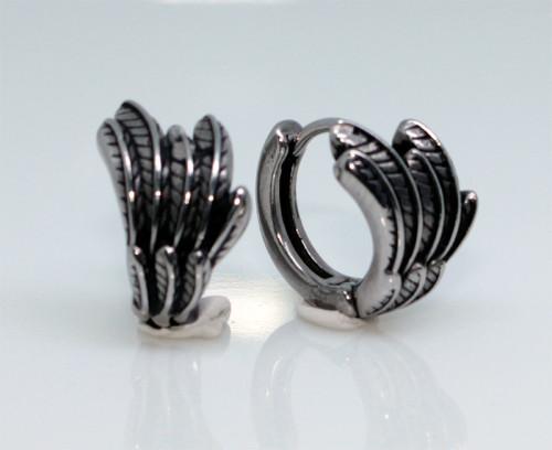 Ocelové náušnice kroužky WJHE829