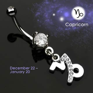 Piercing do pupíku - kozoroh 3033