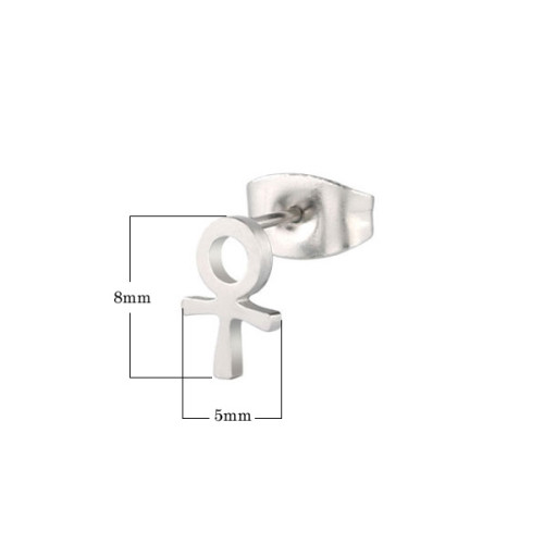 Náušnice z chirurgické oceli pecky WJHE140