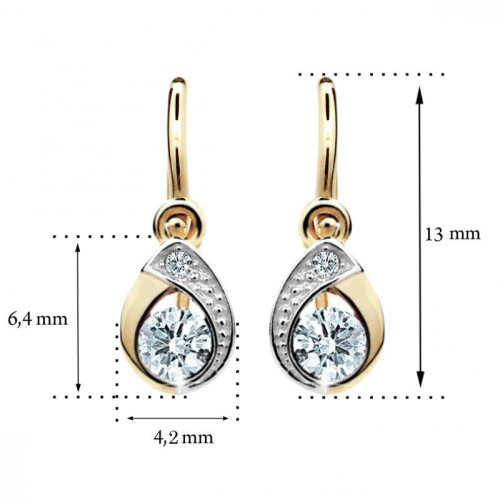 Dětské zlaté náušnice C1898Z