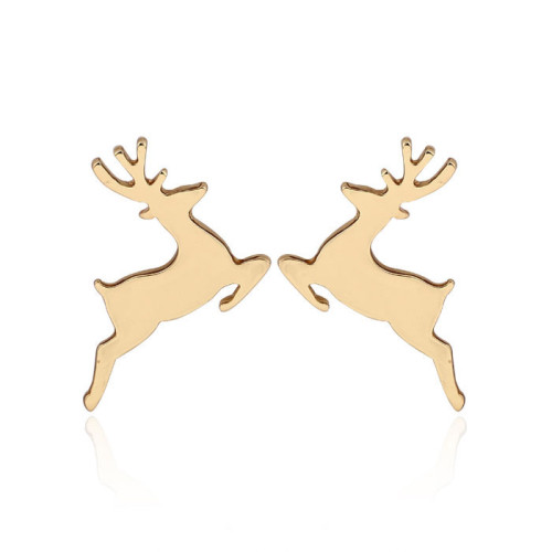 Ocelové náušnice pecky WJHE225 - Jelen