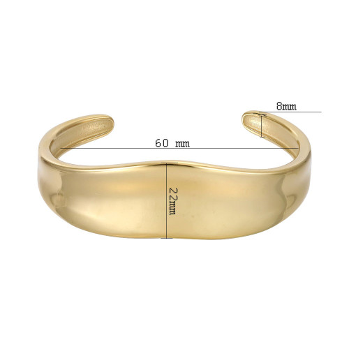 Náramek bangle chirurgická ocel MBSG33GD