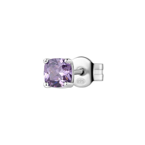 Stříbrná náušnice Brosway Fancy Magic Purple FMP07