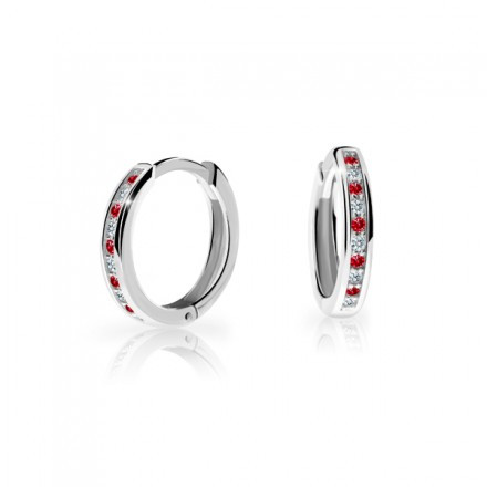 Dětské zlaté náušnice Cutie Jewellery C3343B-Ruby Dark