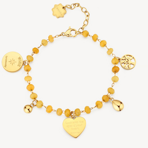 Dámský ocelový náramek Brosway Chakra BHKB132EN