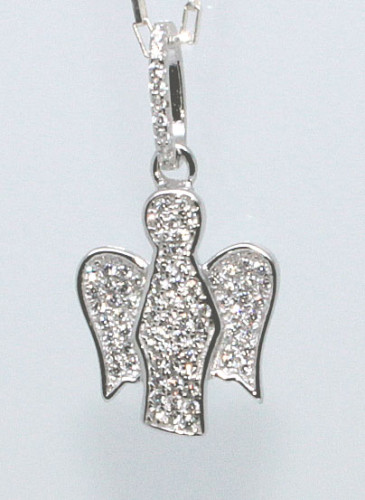 Stříbrný přívěšek anděl 303773