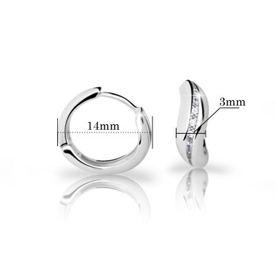 Luxusní diamantové náušnice zlaté DZ6479-2132-80-00-X-2