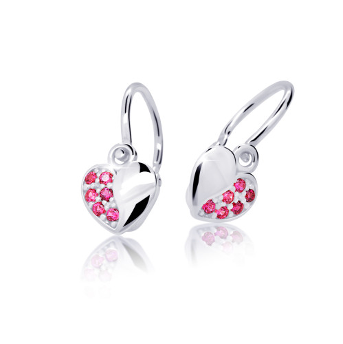 Dětské náušnice pro miminka Cutie Jewellery C2160B Tcf Red