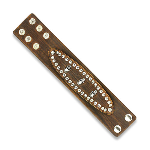 Pánský kožený náramek SESL0211