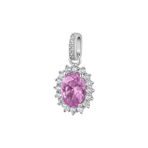 Stříbrný přívěšek na řetízek Brosway Fancy Vibrant Pink FVP13