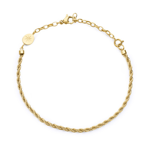 Pozlacený náramek z chirurgické oceli Brosway ESSENTIAL BNL056