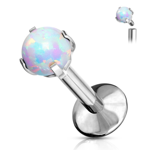 Piercing brady titan s opálem SET23LI7