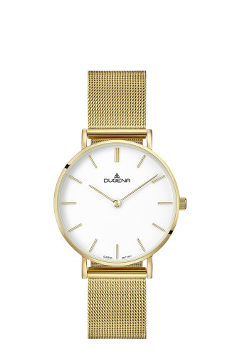 Zlaté dámské náramkové hodinky Dugena Linée 4460747