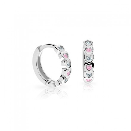 Náušnice kroužky zlaté C3339B-ink