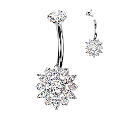 Titanový piercing do břicha SETIN69-ST